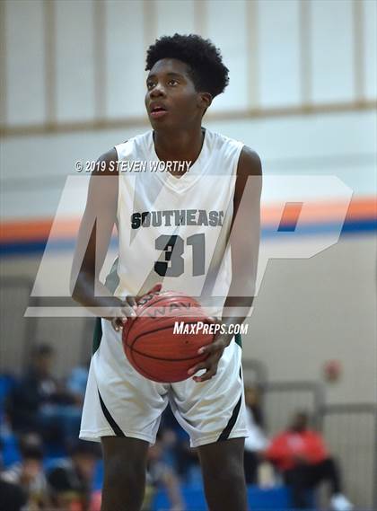 Thumbnail 1 in Knightdale vs Southeast Raleigh (Athens Drive JV Holiday Tournament) photogallery.