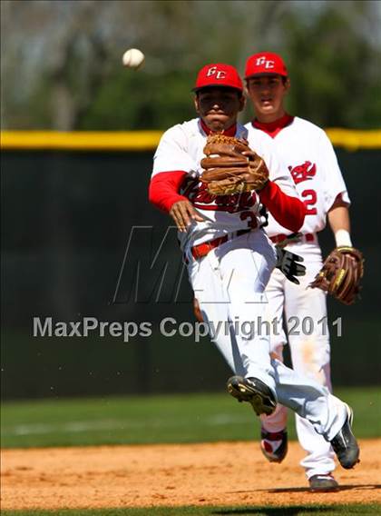 Thumbnail 3 in Goose Creek Memorial vs Sam Rayburn (Goose Creek Memorial Tournament) photogallery.