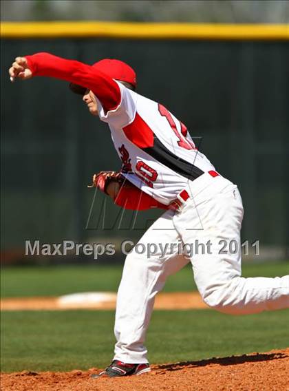 Thumbnail 2 in Goose Creek Memorial vs Sam Rayburn (Goose Creek Memorial Tournament) photogallery.