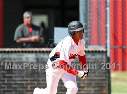 Thumbnail 2 in Goose Creek Memorial vs Sam Rayburn (Goose Creek Memorial Tournament) photogallery.