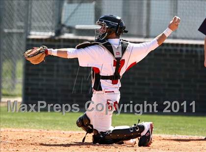 Thumbnail 2 in Goose Creek Memorial vs Sam Rayburn (Goose Creek Memorial Tournament) photogallery.