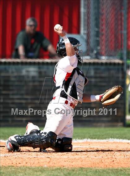 Thumbnail 3 in Goose Creek Memorial vs Sam Rayburn (Goose Creek Memorial Tournament) photogallery.