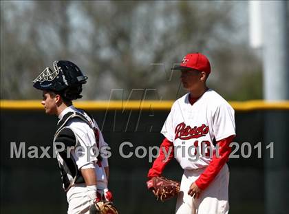 Thumbnail 2 in Goose Creek Memorial vs Sam Rayburn (Goose Creek Memorial Tournament) photogallery.