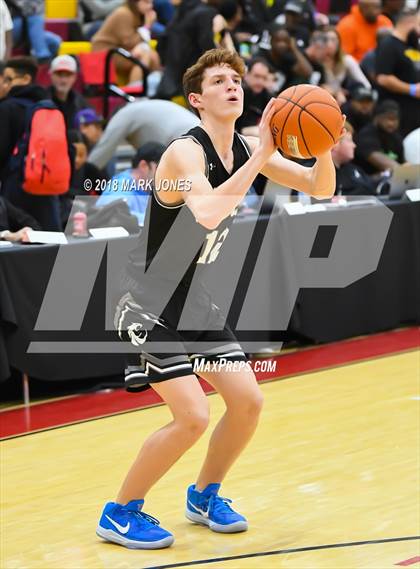 Thumbnail 2 in Guyer vs. Hillcrest Prep (Hoophall West Tournament)  photogallery.