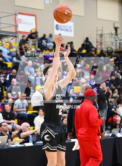 Thumbnail 1 in Guyer vs. Hillcrest Prep (Hoophall West Tournament)  photogallery.