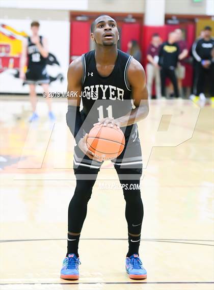 Thumbnail 3 in Guyer vs. Hillcrest Prep (Hoophall West Tournament)  photogallery.