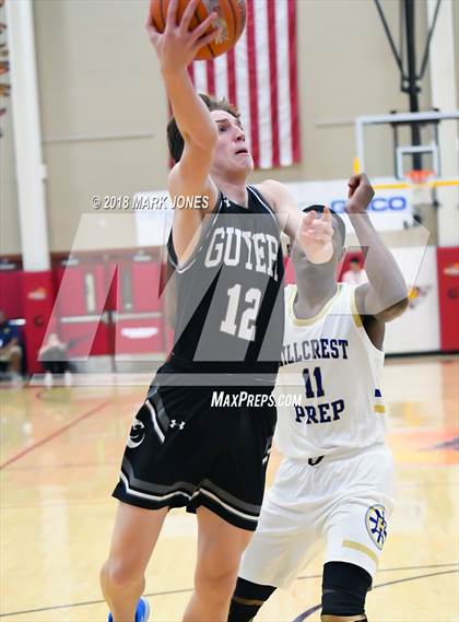 Thumbnail 3 in Guyer vs. Hillcrest Prep (Hoophall West Tournament)  photogallery.