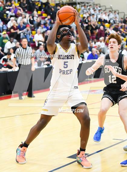 Thumbnail 3 in Guyer vs. Hillcrest Prep (Hoophall West Tournament)  photogallery.