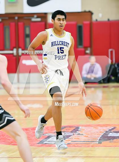 Thumbnail 3 in Guyer vs. Hillcrest Prep (Hoophall West Tournament)  photogallery.