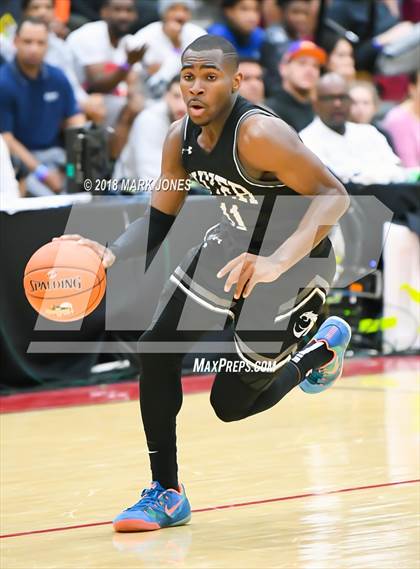 Thumbnail 3 in Guyer vs. Hillcrest Prep (Hoophall West Tournament)  photogallery.