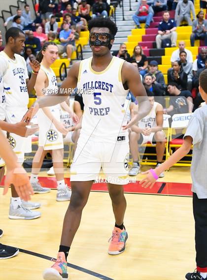 Thumbnail 3 in Guyer vs. Hillcrest Prep (Hoophall West Tournament)  photogallery.