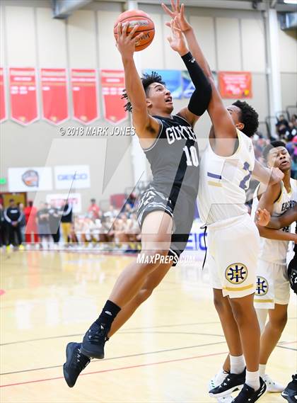 Thumbnail 3 in Guyer vs. Hillcrest Prep (Hoophall West Tournament)  photogallery.