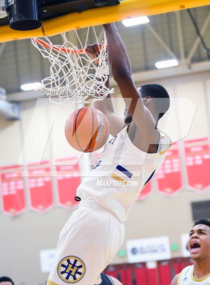 Thumbnail 1 in Guyer vs. Hillcrest Prep (Hoophall West Tournament)  photogallery.
