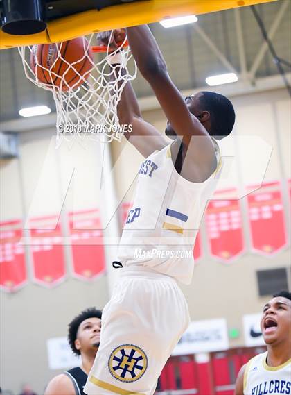 Thumbnail 3 in Guyer vs. Hillcrest Prep (Hoophall West Tournament)  photogallery.