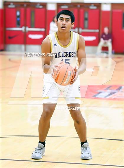 Thumbnail 2 in Guyer vs. Hillcrest Prep (Hoophall West Tournament)  photogallery.