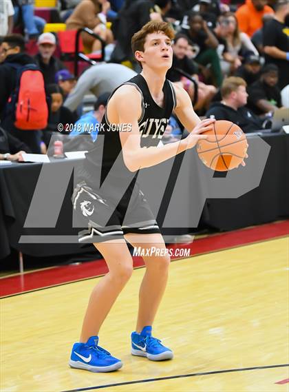 Thumbnail 1 in Guyer vs. Hillcrest Prep (Hoophall West Tournament)  photogallery.