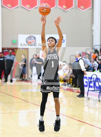 Thumbnail 3 in Guyer vs. Hillcrest Prep (Hoophall West Tournament)  photogallery.