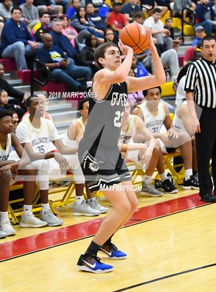 Thumbnail 2 in Guyer vs. Hillcrest Prep (Hoophall West Tournament)  photogallery.