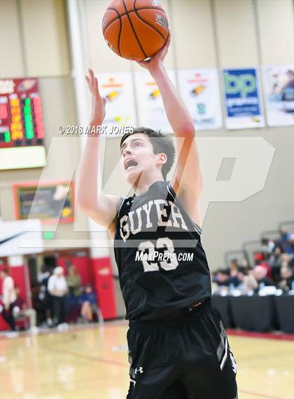 Thumbnail 2 in Guyer vs. Hillcrest Prep (Hoophall West Tournament)  photogallery.