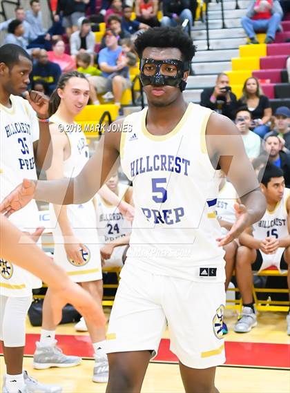 Thumbnail 1 in Guyer vs. Hillcrest Prep (Hoophall West Tournament)  photogallery.