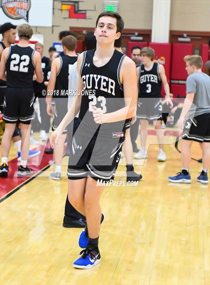 Thumbnail 2 in Guyer vs. Hillcrest Prep (Hoophall West Tournament)  photogallery.