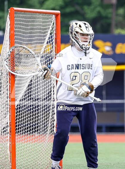 Thumbnail 2 in Canisius vs. Nichols  (MMHSAA Semi-Final) photogallery.