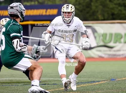 Thumbnail 3 in Canisius vs. Nichols  (MMHSAA Semi-Final) photogallery.