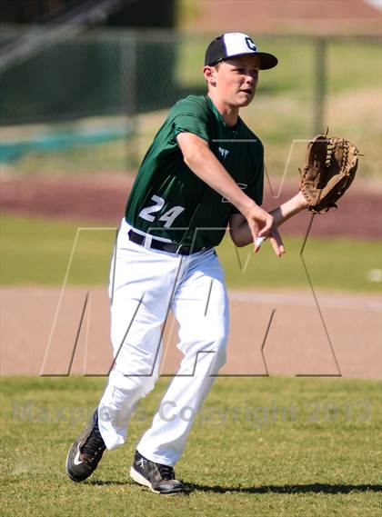 Thumbnail 1 in Harvest Christian Academy vs. Canterbury Episcopal  (TAPPS 2A-1A  Quarterfinal)  photogallery.
