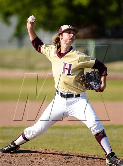 Thumbnail 3 in Harvest Christian Academy vs. Canterbury Episcopal  (TAPPS 2A-1A  Quarterfinal)  photogallery.