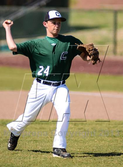 Thumbnail 2 in Harvest Christian Academy vs. Canterbury Episcopal  (TAPPS 2A-1A  Quarterfinal)  photogallery.