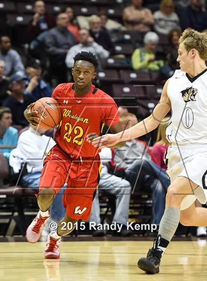 Thumbnail 1 in Bentonville vs Wesleyan Christian Academy (Bass Pro Tournament of Champions) photogallery.