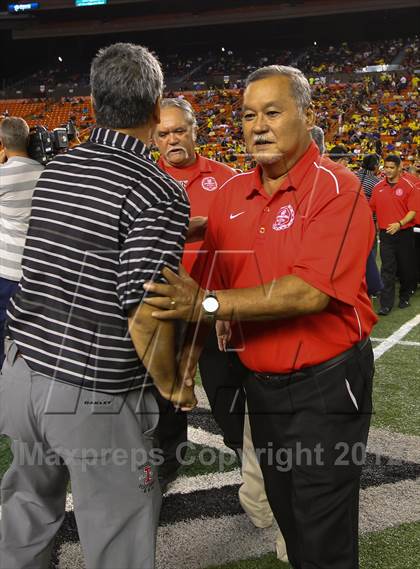 Thumbnail 3 in Lahainaluna vs. 'Iolani (HHSAA D2 Final) photogallery.