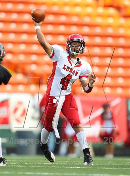 Thumbnail 3 in Lahainaluna vs. 'Iolani (HHSAA D2 Final) photogallery.