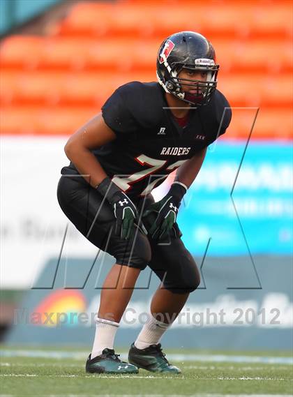 Thumbnail 1 in Lahainaluna vs. 'Iolani (HHSAA D2 Final) photogallery.