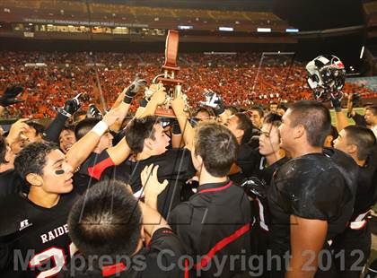Thumbnail 1 in Lahainaluna vs. 'Iolani (HHSAA D2 Final) photogallery.