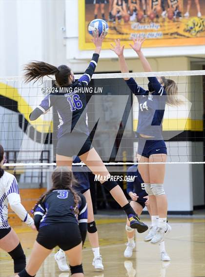 Thumbnail 2 in Santana @ Capistrano Valley Christian (CIF State Championships D4 Playoff) photogallery.