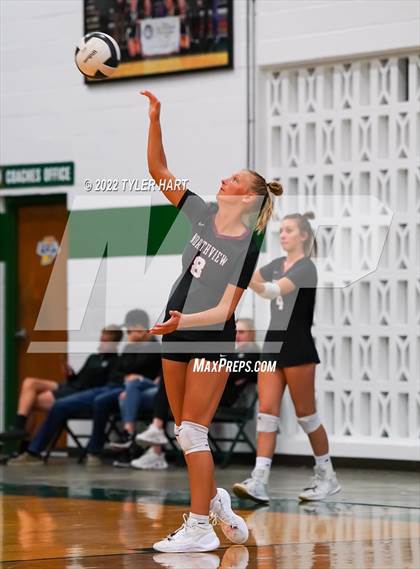Thumbnail 1 in Western Boone vs. Northview (IHSAA 3A Regional Semi Final) photogallery.