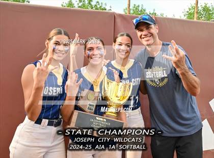 Thumbnail 3 in St. David vs. Joseph City (AIA 1A Final - Awards) photogallery.