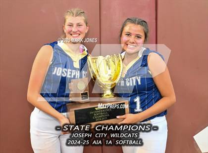 Thumbnail 1 in St. David vs. Joseph City (AIA 1A Final - Awards) photogallery.
