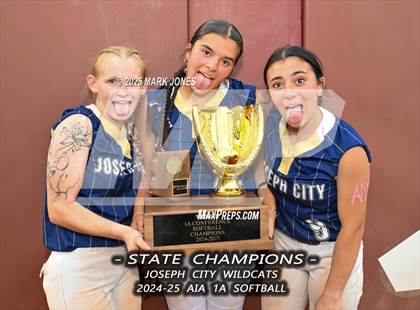 Thumbnail 1 in St. David vs. Joseph City (AIA 1A Final - Awards) photogallery.