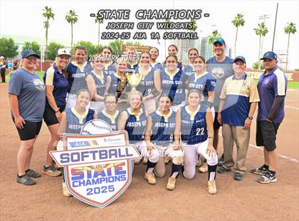 Thumbnail 1 in St. David vs. Joseph City (AIA 1A Final - Awards) photogallery.