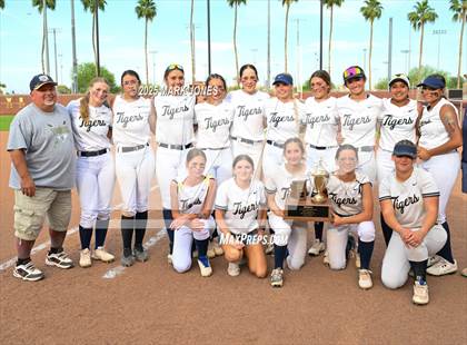 Thumbnail 1 in St. David vs. Joseph City (AIA 1A Final - Awards) photogallery.