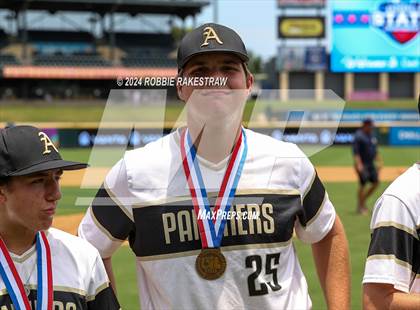 Thumbnail 2 in Fayetteville vs. Abbott (UIL 1A Baseball Semifinal Medal Ceremony) photogallery.