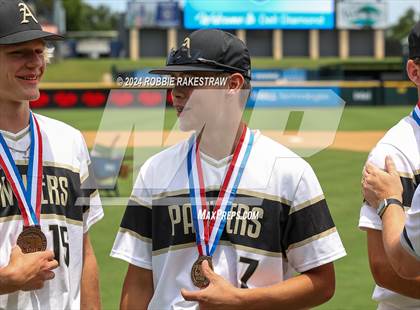 Thumbnail 2 in Fayetteville vs. Abbott (UIL 1A Baseball Semifinal Medal Ceremony) photogallery.