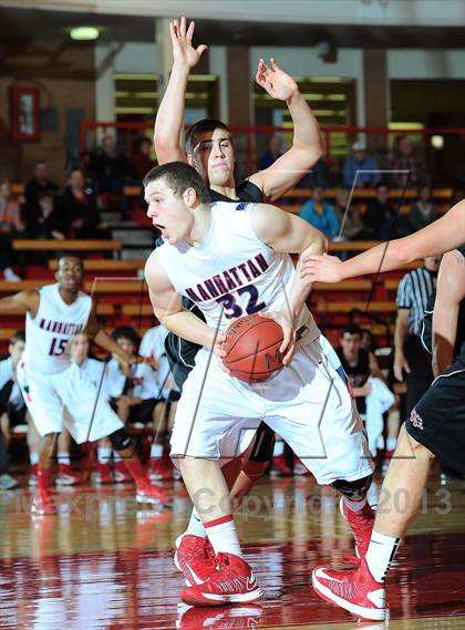 Thumbnail 2 in Manhattan vs. Blue Valley West (McPherson Invitational 1st Round) photogallery.