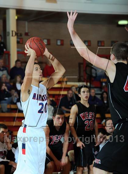 Thumbnail 2 in Manhattan vs. Blue Valley West (McPherson Invitational 1st Round) photogallery.