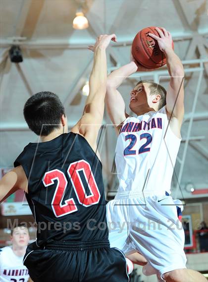 Thumbnail 3 in Manhattan vs. Blue Valley West (McPherson Invitational 1st Round) photogallery.