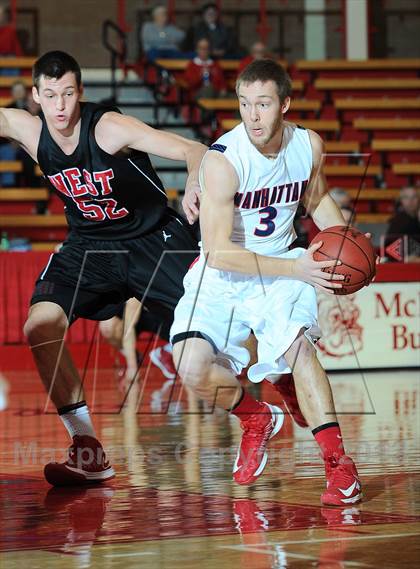 Thumbnail 1 in Manhattan vs. Blue Valley West (McPherson Invitational 1st Round) photogallery.