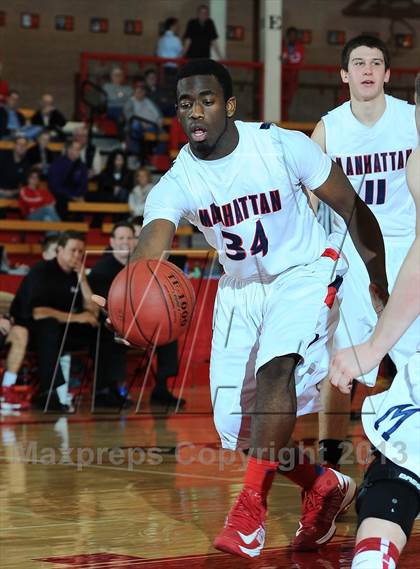 Thumbnail 1 in Manhattan vs. Blue Valley West (McPherson Invitational 1st Round) photogallery.
