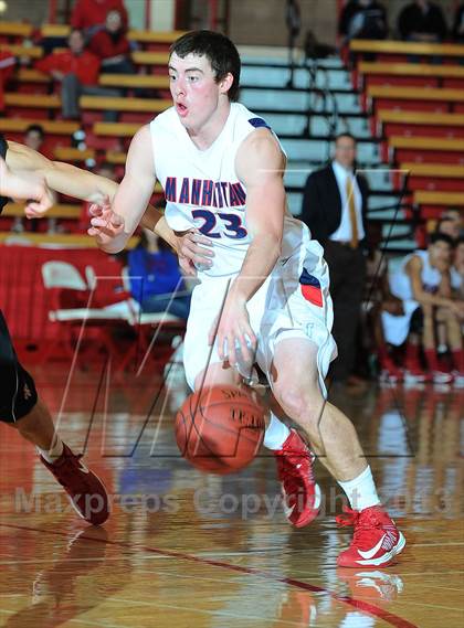 Thumbnail 2 in Manhattan vs. Blue Valley West (McPherson Invitational 1st Round) photogallery.